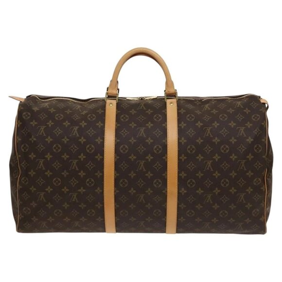 LOUIS VUITTON Monogram Keepall Bandouliere 60 Boston Bag M41412 LV Auth 119895A - Picture 2 of 16